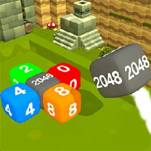 2048 Cube Merge Block