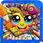 Abstract Art Colorbook Page