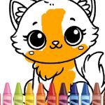 Cute Animals Coloring Adorable Fun for Kids