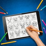 Dog Coloring Book for Adults