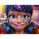 Dotted Girl New Year Makeup