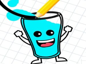 Draw Happy Glass