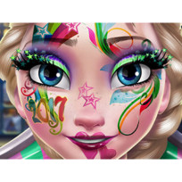 Elsa New Year Makeup