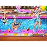 Family Pool Time