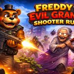 Freddy vs Evil Granny Shooter Rush
