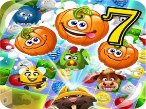 Funny Faces Farm Match3 Mermaid – treasure game