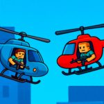 Helicopter Battle Steve 2 Player