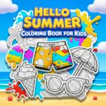 Hello Summer Coloring Book for Kids