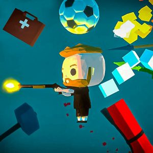 Kick the ball and shoot