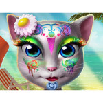Kitty Beach Makeup