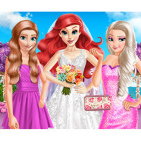 Mermaid Princess Wedding Day