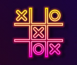 Neon Tic-Tac-Toe
