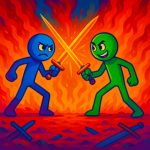 Obby Stickman – On Swords