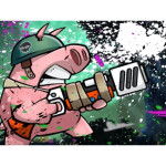 Piggy soldier super adventure