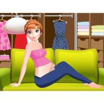 Pregnant Anne Dressing Room