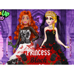Princess Black Wedding Dress