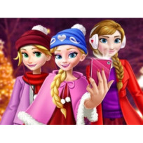 Princess Christmas Selfie