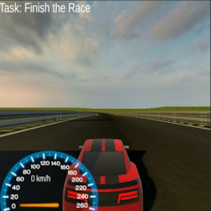 Red Car F8 RaceTrack