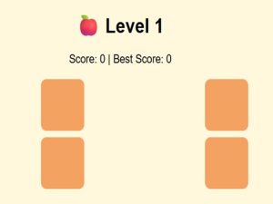 Simple Fruit Memory