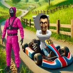 Skibidi Toilet Squid Game Kart Racing Online