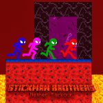 Stickman Brothers Nether Parkour