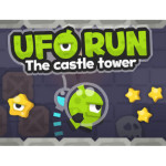 UFO Run. The castle tower