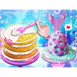 Unicorn Chef Design Cake